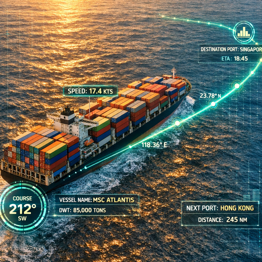 AIS container tracking