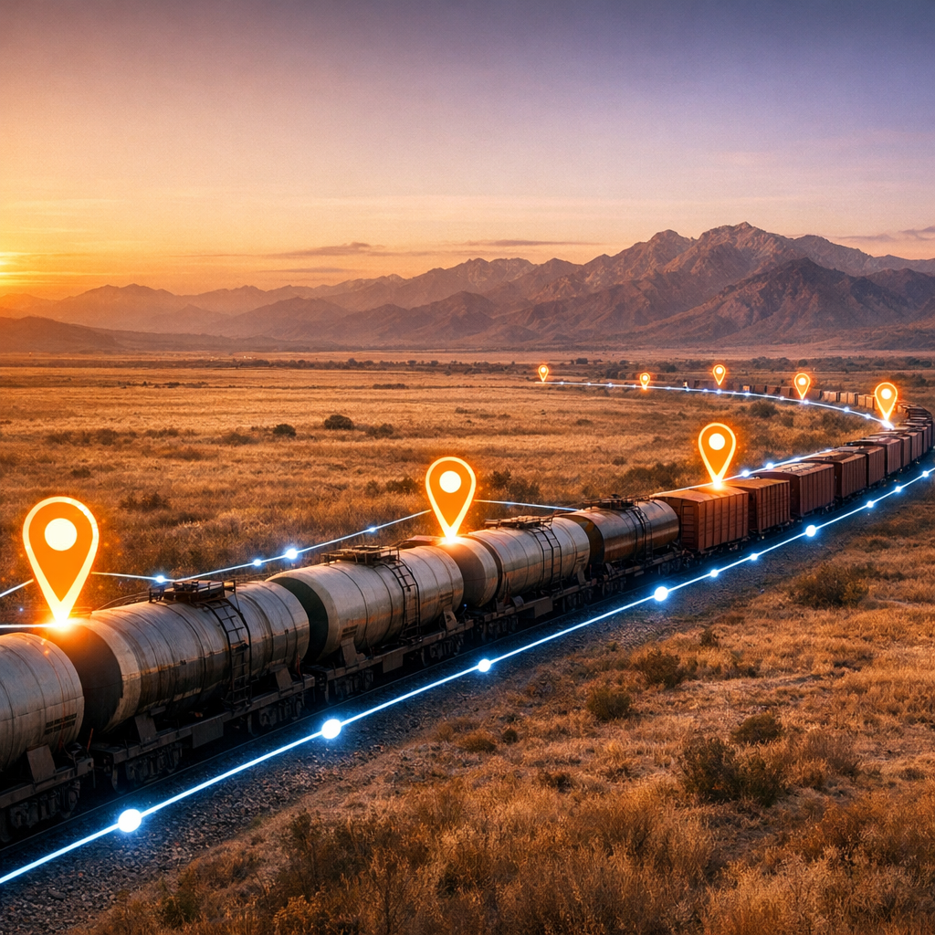 Railway wagon tracking