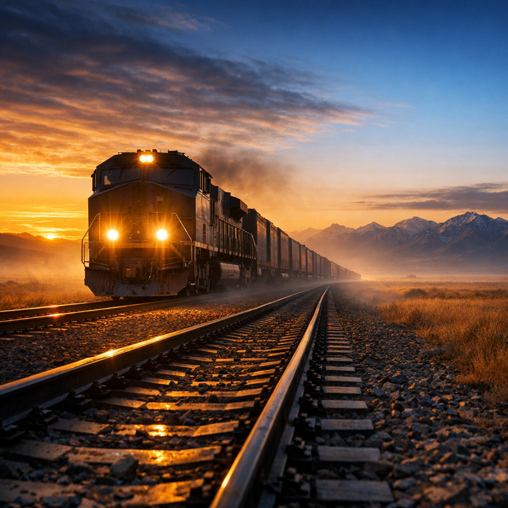 Freight train — China–Europe overland corridor