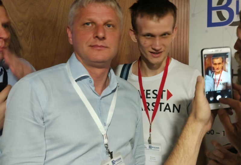 Vitaly Buterin with Vadim Koryakov.